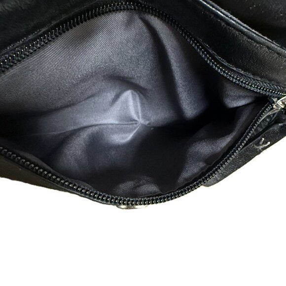 The Sak Ventura Convertible Crossbody Shoulder or Backpack Black Leather Bag main image 14